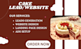 design a cake website for your business