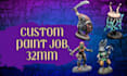 paint 32mm tabletop miniatures