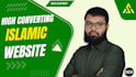 create a modern islamic website or quran website on wix
