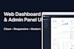 do a professional web dashboard, system UI and admin panel