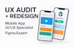 audit and redesign your mobile app UX to increase conversions