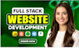 do full stack website php laravel, python django vue js, react js website