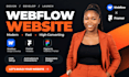 design or clone webflow website figma to webflow and framer website