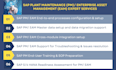 do sap pm, eam configs, data, docs, training, expert support