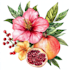 draw botanical seamless pattern, floral illustration