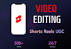 make yt shorts and reels for you