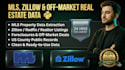 research and deliver verified property owner leads from zillow and mls