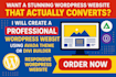 build wordpress website with avada, theme clone, divi builder landing page