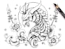 draw unique traditional tattoo design