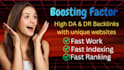 do create mix backlinks with high authority sites