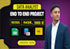 be your data analyst for business intelligence and power bi report dashboards