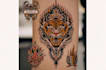 custom an abstract black tattoo design