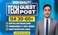 do the tech guest post with the high da tech backlinks