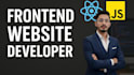 create modern responsive websites using HTML CSS javascript react
