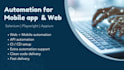 create fast, reliable automation scripts using playwright, selenium, and java