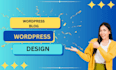make wordpress blog website with elementor pro