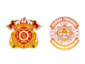 design modern fire fighter logo