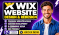 build wix website design, wix website redesign, wix ecommerce, wix online store