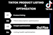 optimize and upload products on tiktok shop