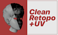 create animation ready retopology and uv unwrap with fast delivery