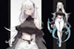 make pixel art anime style, game style additional animation