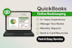 setup, cleanup and bookkeeping in quickbooks online