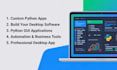 build powerful custom desktop software in python with gui