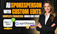 create ai talking avatar videos with synthesia and heygen for business marketing