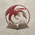 draw a fantasy book novel series logo