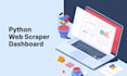 create python web scraping desktop tool with dashboard
