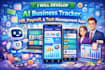 develop an ai business tracker, HR, payroll, and task management app