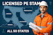 pe stamp, licensed structural design texas stamp, mep, structural engineer plan