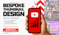 design eyecatching youtube thumbnails
