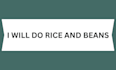 do consistency rice and beans