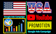 do professional USA youtube video promotion with google ads