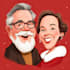 draw christmas illustrations and cards for you