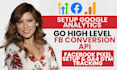 setup google analytics ga4 gtm fb pixel facebook conversion api in gohighlevel