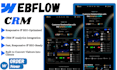 build crm integrated webflow website webflow crm website ai saas webflow website