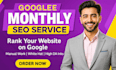 do google monthly SEO service