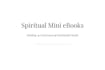 create a deep, healing and emotional mini ebook