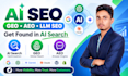 provide monthly SEO service, onpage optimization, aeo geo, hvac plumber roofing