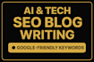 write high quality SEO optimized articles and blog posts