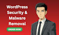 wordpress malware removal, bug fixing, clean hacked site with wordpress security