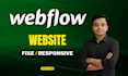fix responsive or layout issue or bugs fix webflow website