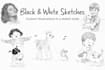 draw pencil sketch illustrations