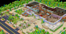 create realistic, pixel art, cartoon 2d game environment for game ready in unity