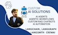 develop ai agents, llm applications and chatbots with langchain, langgraph