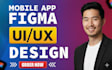 custom mobile app UX UI design in figma website design