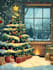 make a christmas illustration and christmas card