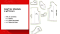 create accurate digital sewing patterns and grade into sizes